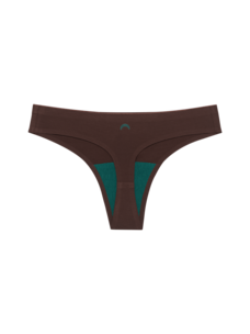 Huha Seamless Low-Mid Rise Thong | Brown