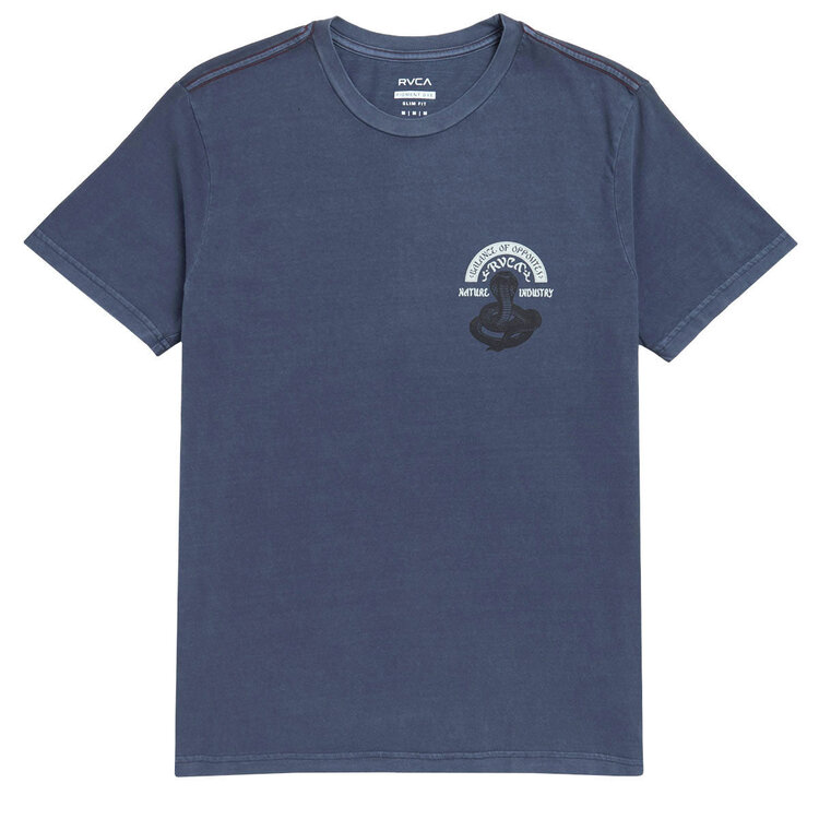 RVCA RVCA Snake Charmer Short Sleeve Tee | Moody Blue
