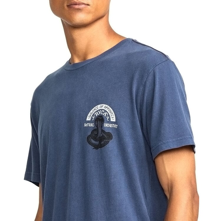 RVCA RVCA Snake Charmer Short Sleeve Tee | Moody Blue