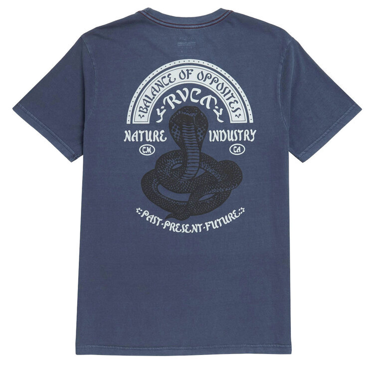 RVCA RVCA Snake Charmer Short Sleeve Tee | Moody Blue