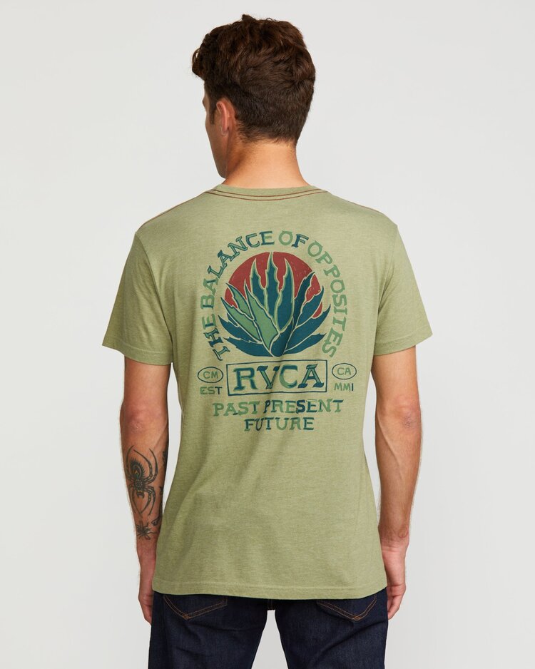 RVCA Agave Short Sleeve Tee | Ranger Green