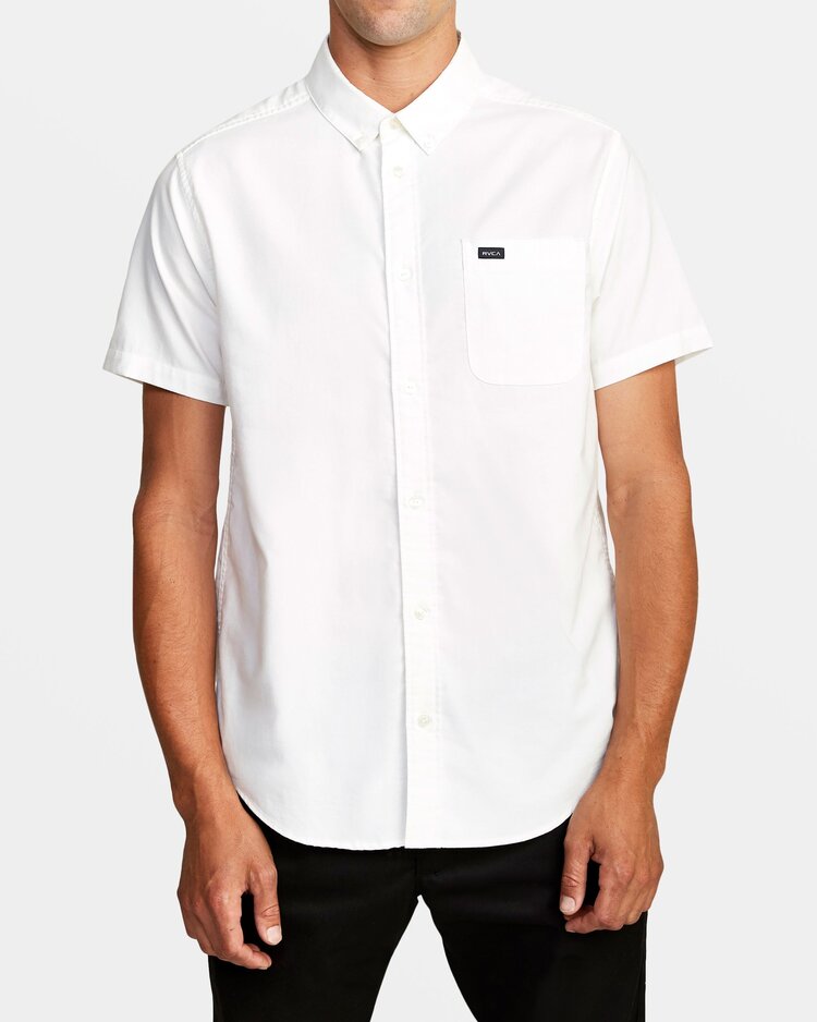 RVCA Thatll Do Short Sleeve Shirt | White