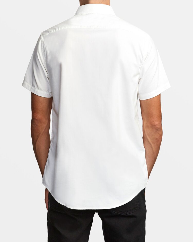 RVCA Thatll Do Short Sleeve Shirt | White