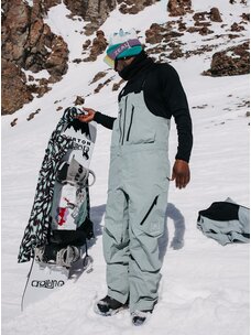 Burton Men's [ak] Cyclic Bib Pant Short GORE-TEX 2L | Petrol Green