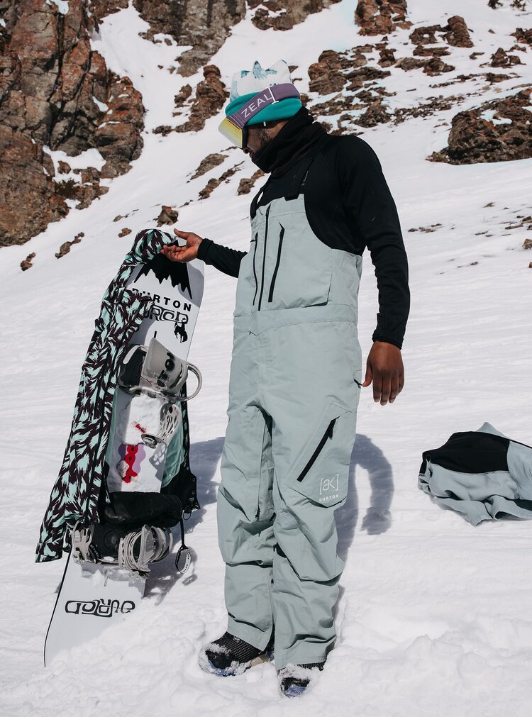 Burton Men's [ak] Cyclic Bib Pant Short GORE-TEX 2L | Petrol Green