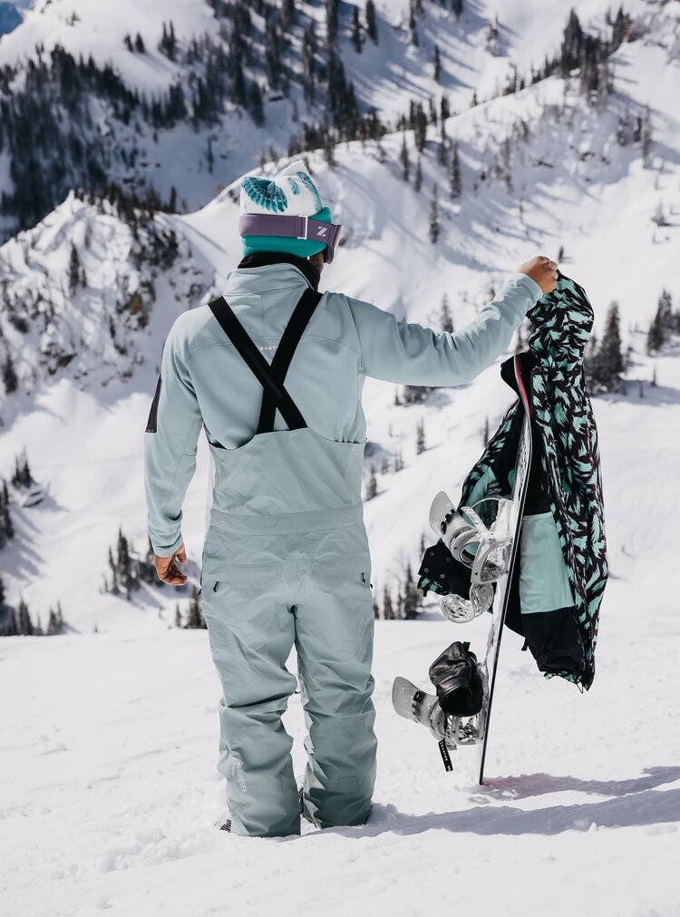 Burton Burton [ak] Cyclic Short GORETEX 2L Bib Pants | Petrol Green