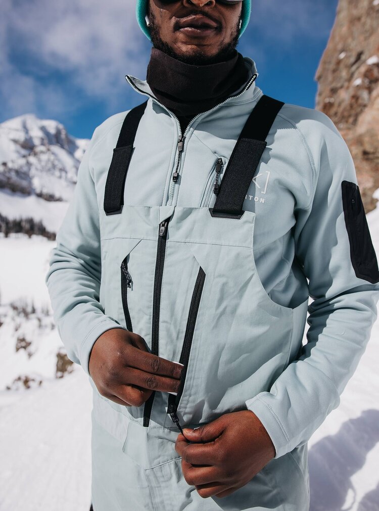 Burton Men's [ak] Cyclic Bib Pant Short GORE-TEX 2L | Petrol Green