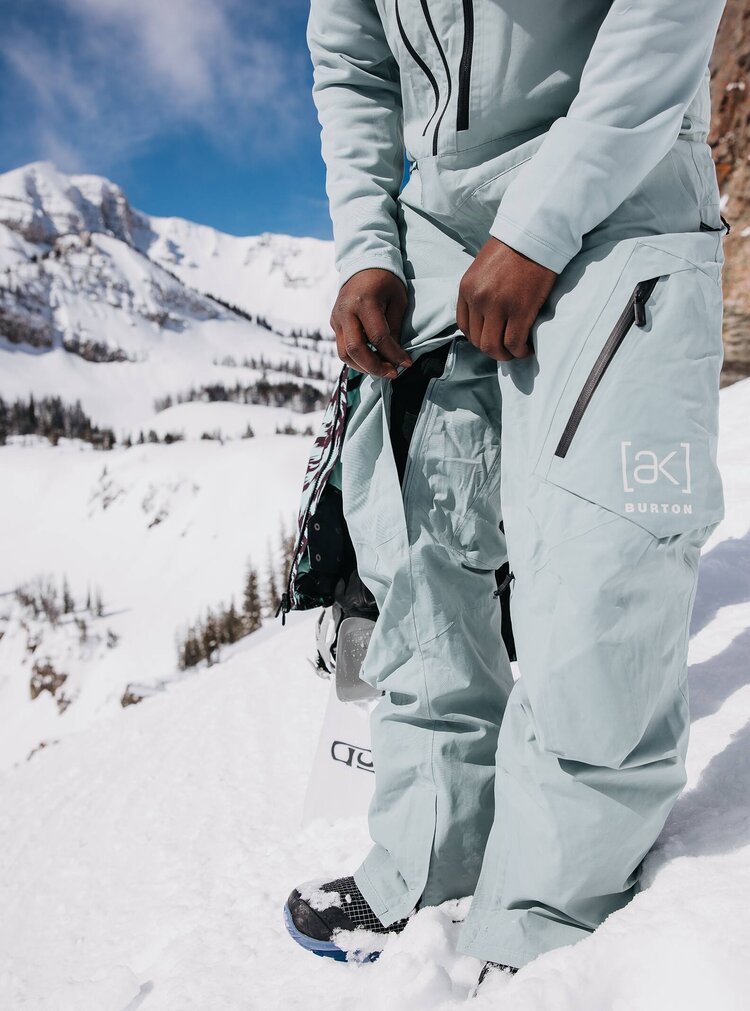 Burton Men's [ak] Cyclic Bib Pant Short GORE-TEX 2L | Petrol Green