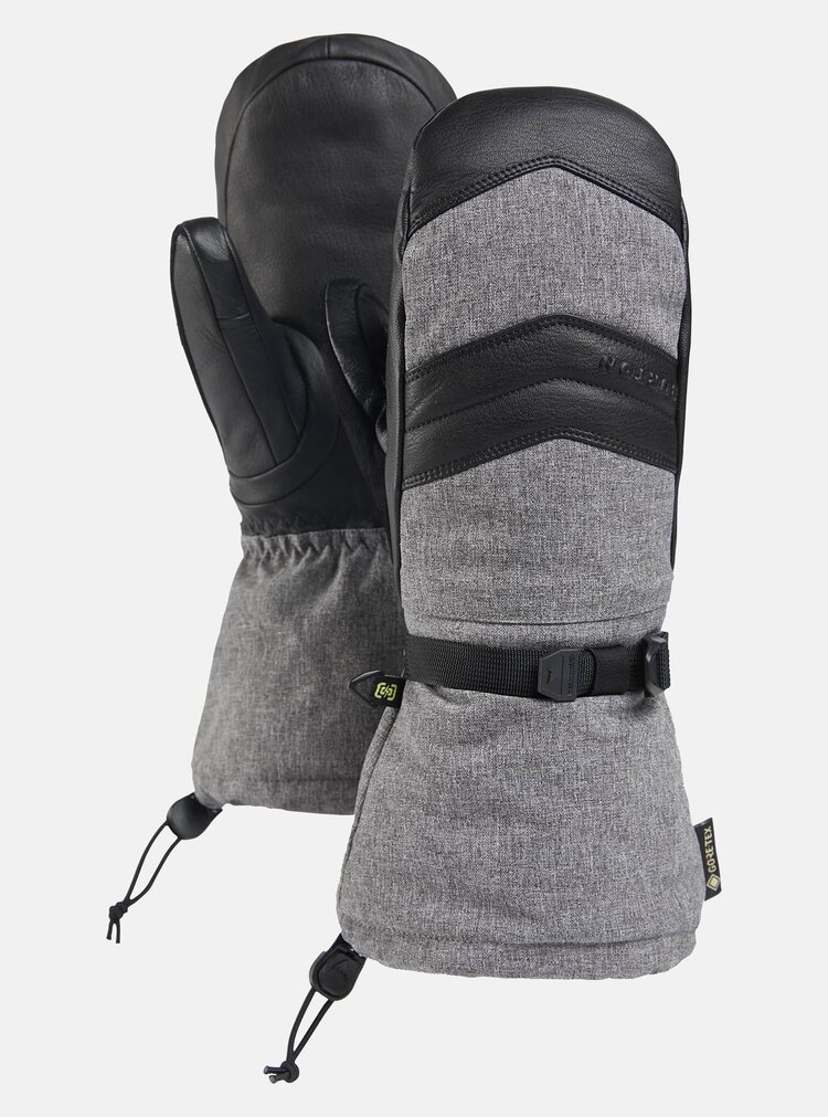 Burton Burton Womens Warmest GORETEX Mittens | Gray Heather