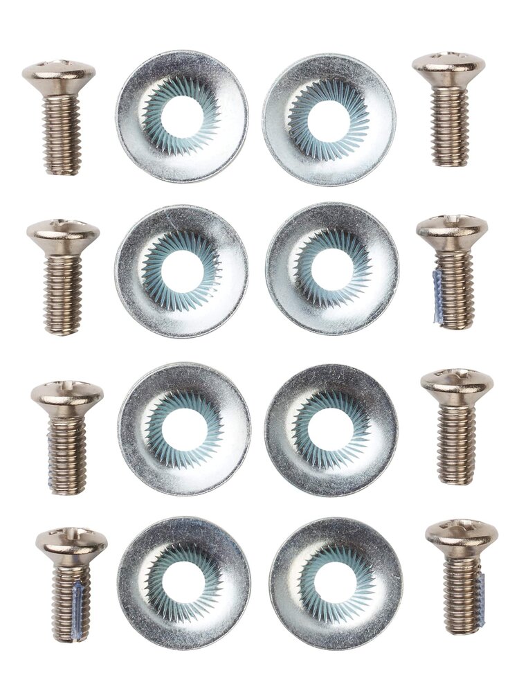 Burton M6 x16 Mounting Hardware Set Snowboard Bindings | Silver