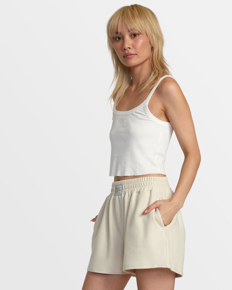 RVCA Sofie Waffle Short | Latte