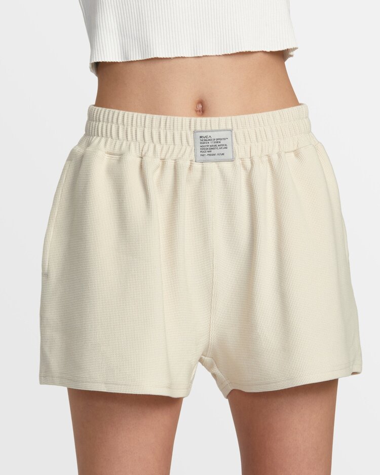 RVCA Sofie Waffle Short | Latte