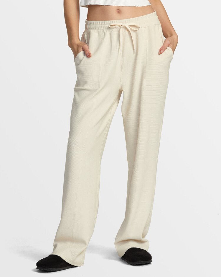 RVCA Sofie Waffle Pant | Latte