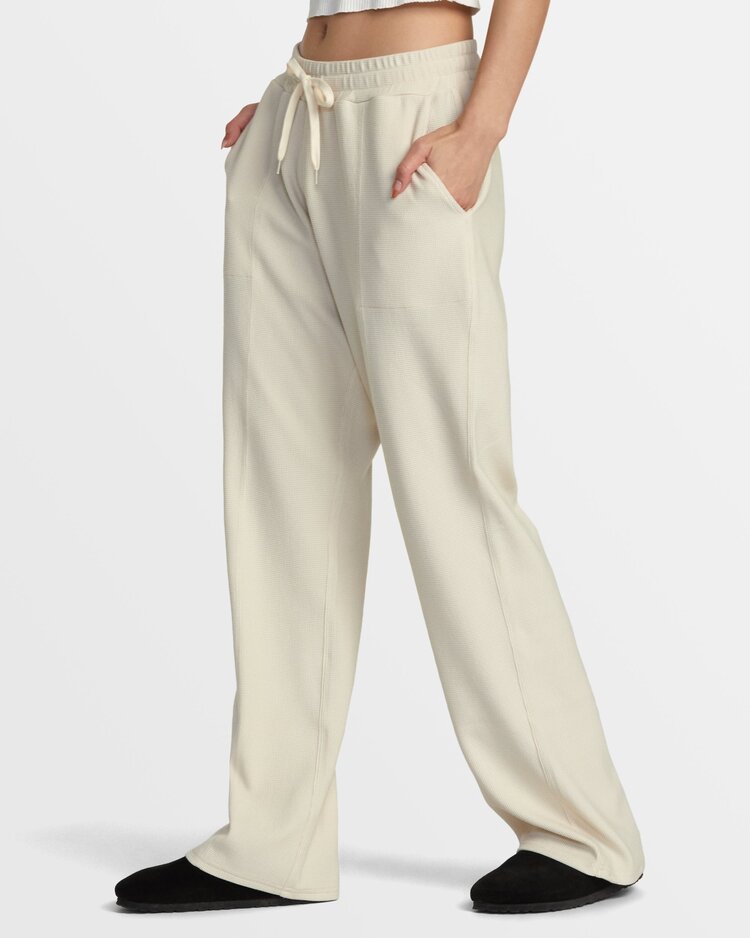 RVCA Sofie Waffle Pant | Latte