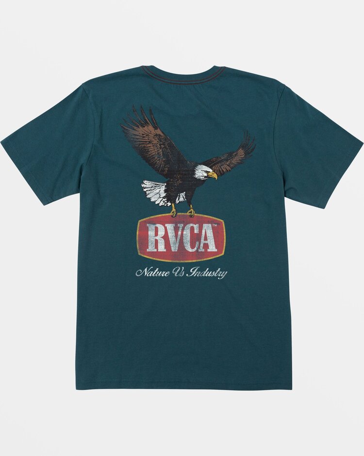 RVCA RVCA Boys Flight Path Tee | Duck Blue