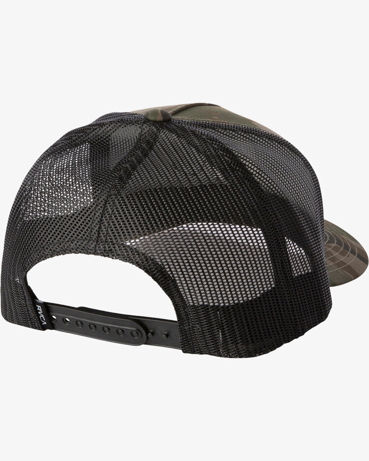 RVCA RVCA VA All The Way Curved Brim Trucker Hat | Camo
