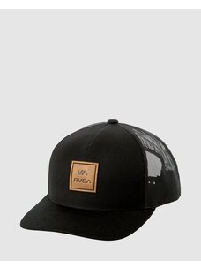 RVCA RVCA VA All The Way Curved Brim Trucker Hat | Black
