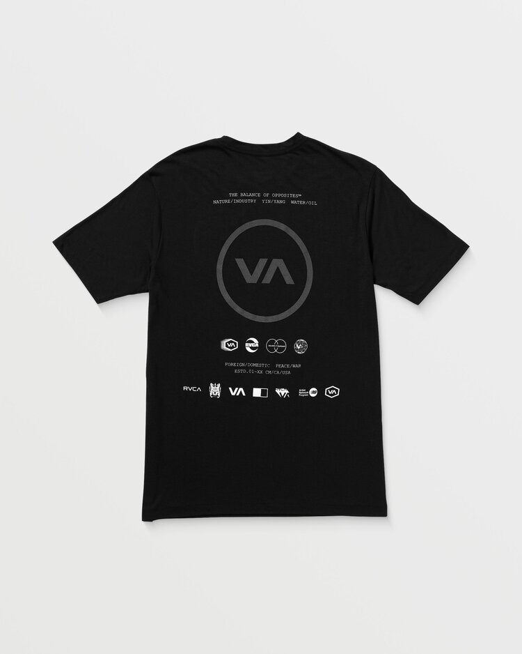 RVCA RVCA Symbol Stacks Short Sleeve Tee | Black