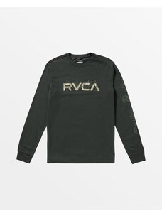 RVCA Desertscape Long Sleeve Tshirt | Pirate Black