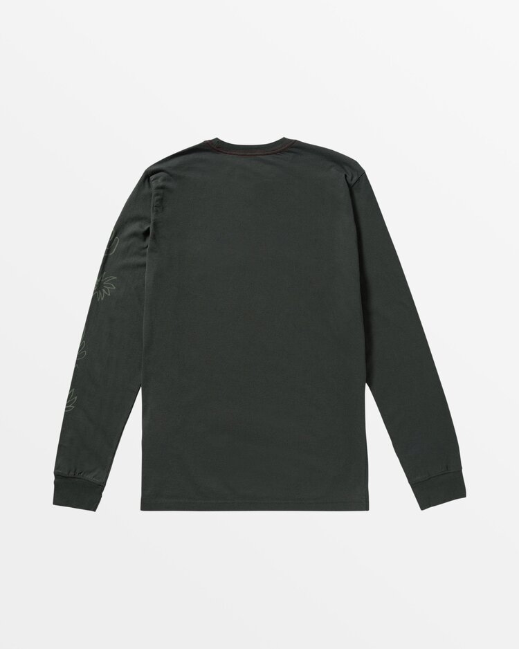 RVCA Desertscape Long Sleeve Tshirt | Pirate Black