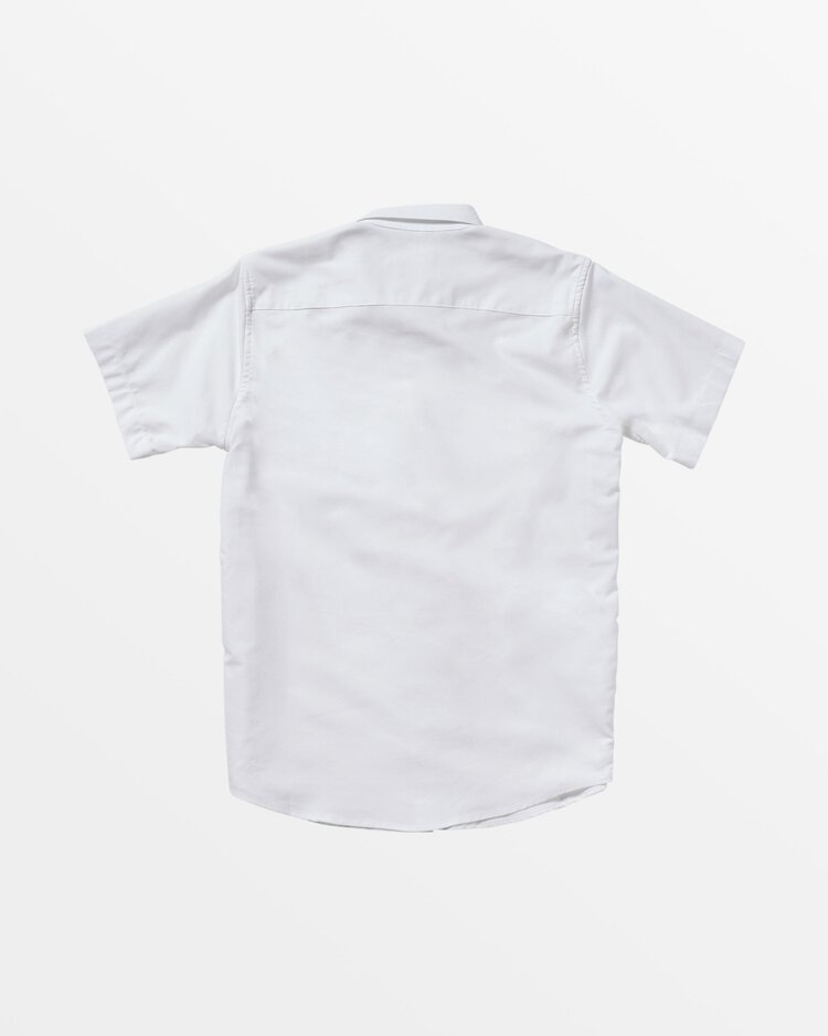 RVCA Boys Thatll Do Short Sleeve Shirt | White