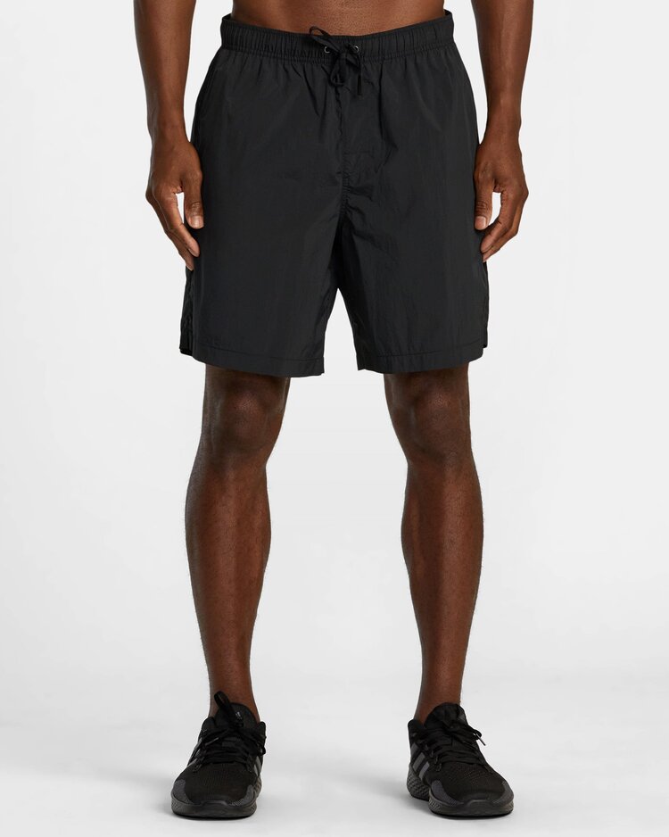 RVCA RVCA Big Lounger Elastic Waist Shorts | Black