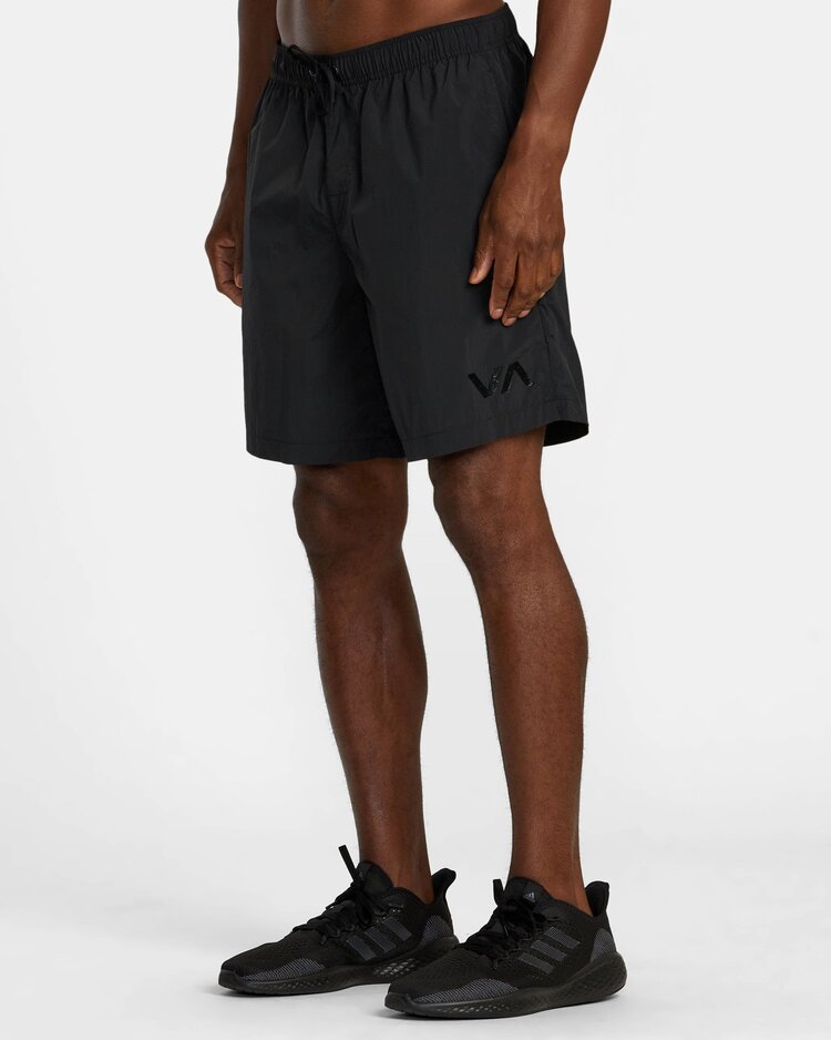 RVCA RVCA Big Lounger Elastic Waist Shorts | Black