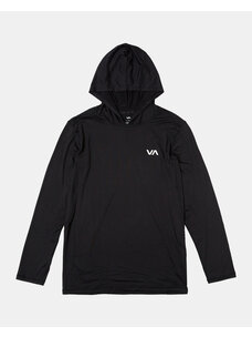 RVCA Sport Vent Long Sleeve Hooded | Black