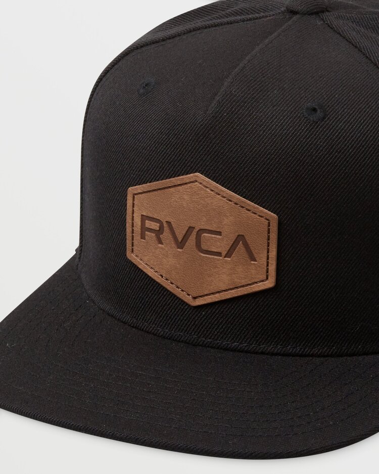 RVCA RVCA Commonwealth Dlx Snapback Hat | Black 2