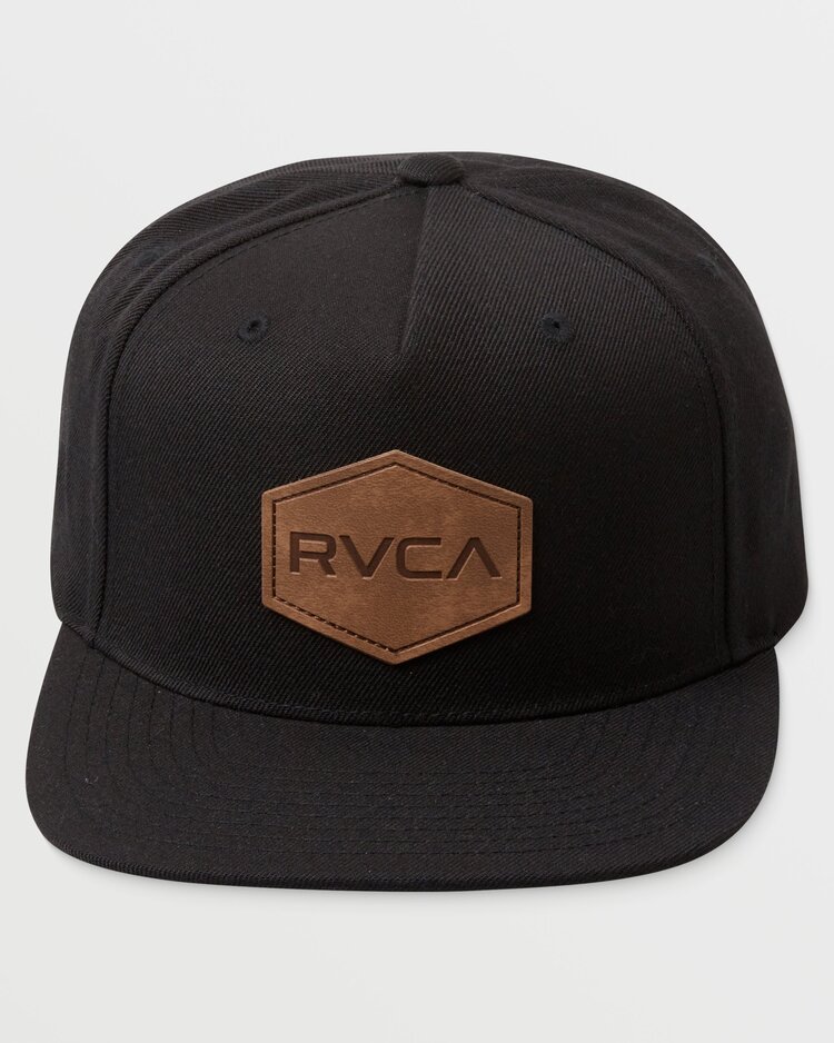 RVCA RVCA Commonwealth Dlx Snapback Hat | Black 2