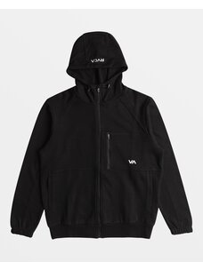 RVCA RVCA Tech ZipUp Fleece Hoodie II | Black 2