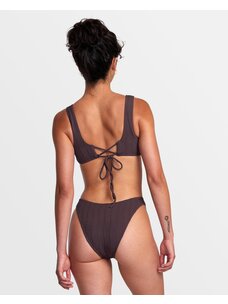 RVCA RVCA Chevy Grooves High Leg French Bikini Bottoms | New Plum
