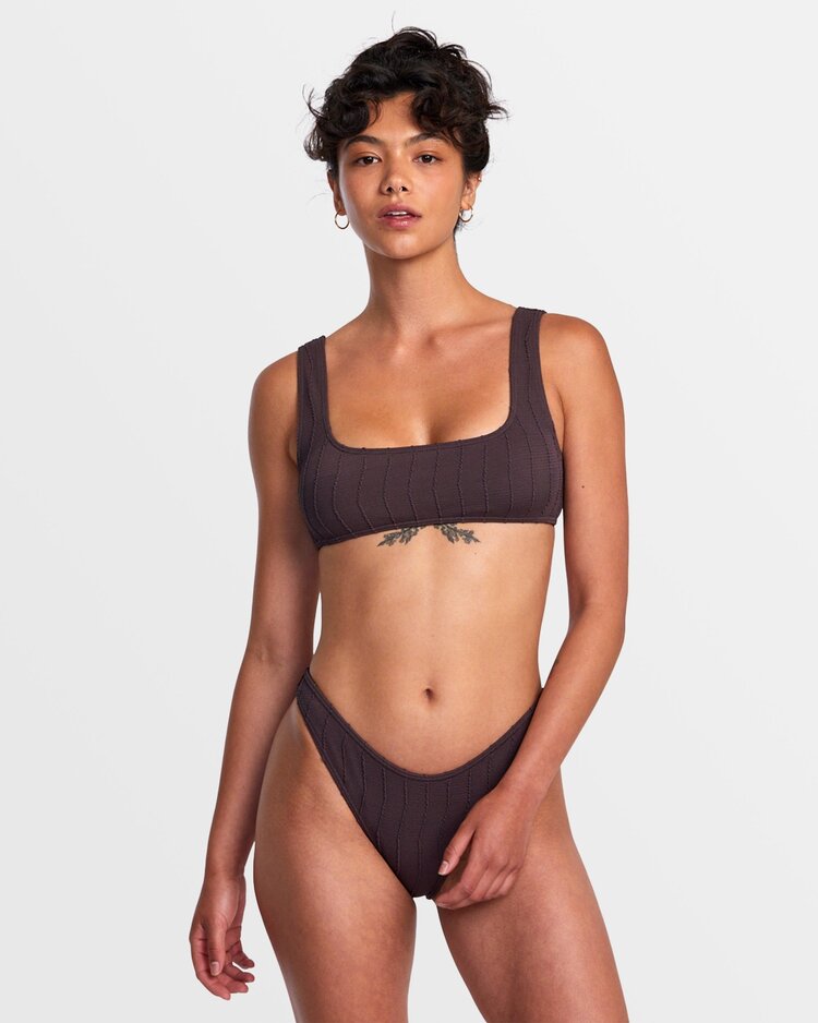 RVCA Chevy Grooves Laceback Bralette | New Plum