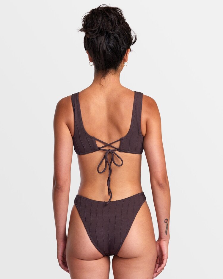 RVCA Chevy Grooves Laceback Bralette | New Plum