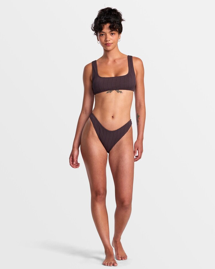 RVCA Chevy Grooves Laceback Bralette | New Plum