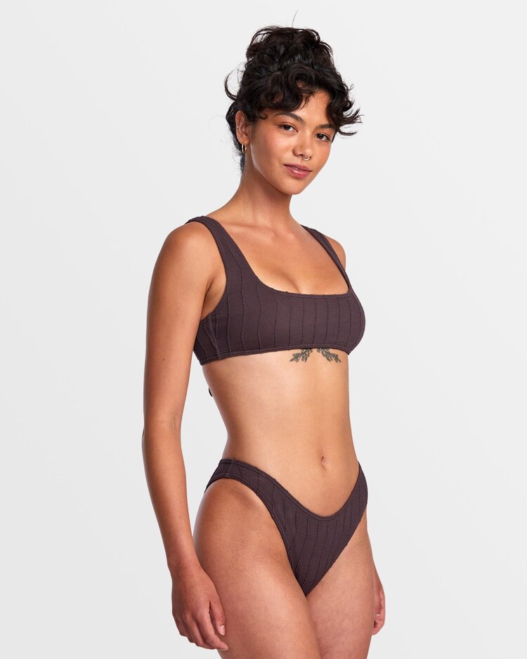 RVCA Chevy Grooves Laceback Bralette | New Plum