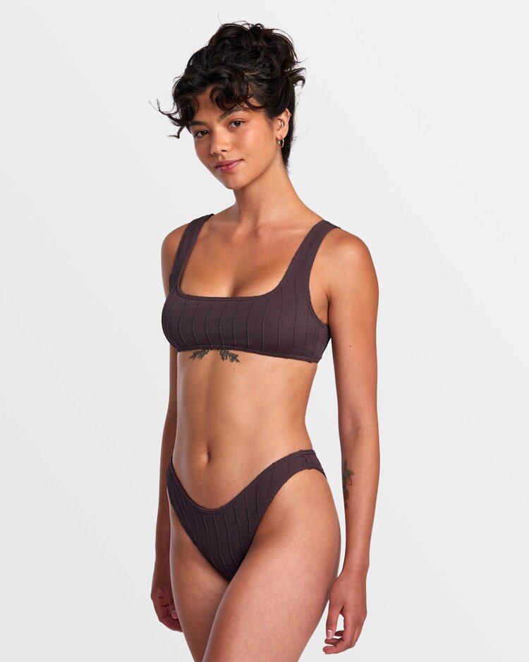 RVCA Chevy Grooves Laceback Bralette | New Plum