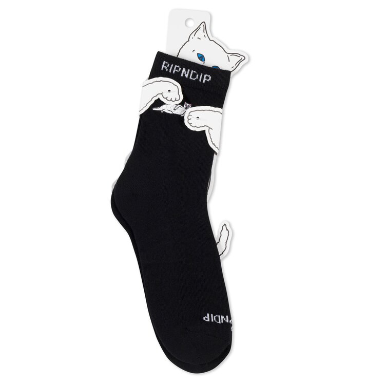Ripndip Ripndip Catstanza Mid Socks | Black