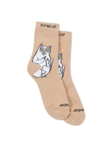 Ripndip Ripndip Lord Nermal Blossom Mid Socks | Almond