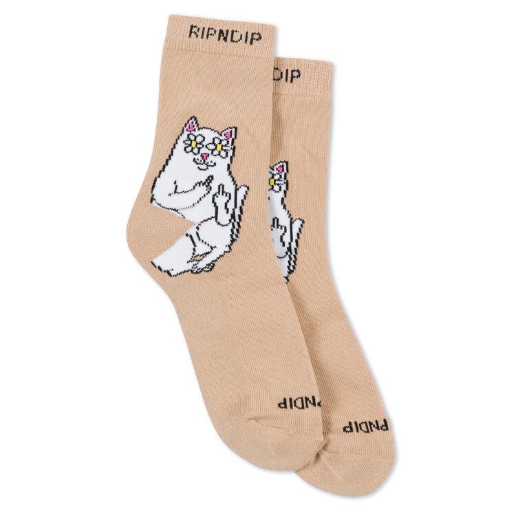 Ripndip Ripndip Lord Nermal Blossom Mid Socks | Almond