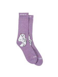 Ripndip Ripndip Lord Nermal High Socks | Lilac Heather