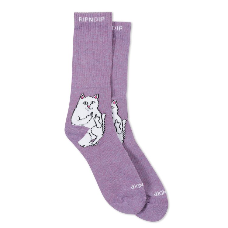 Ripndip Ripndip Lord Nermal High Socks | Lilac Heather