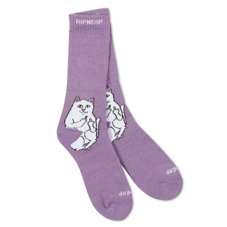 Ripndip Ripndip Lord Nermal High Socks | Lilac Heather