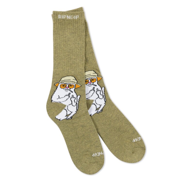 Ripndip Ripndip Nermal S Thompson Socks | Heather Olive