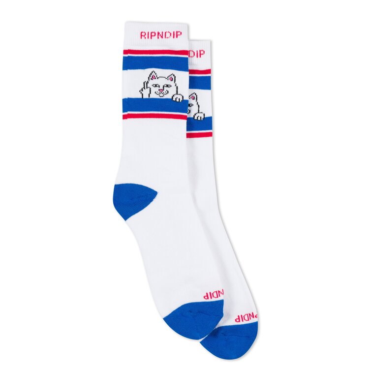 Ripndip Ripndip Peeking Nermal Socks | White