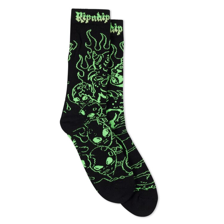 Ripndip Ripndip Horntail Socks | Black