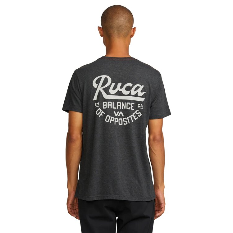 RVCA RVCA Script Sealed Short Sleeve Tee | Black