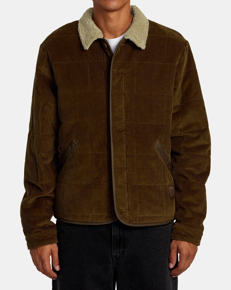 RVCA RVCA Surplus Sherpa Puffer Jacket | Chocolate