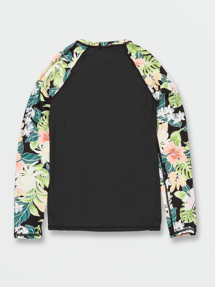 Volcom Volcom Girls Sunny Beach Long Sleeve Upf 50 Rashguard | Black