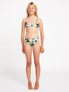 Volcom Volcom Girls Sunny Beach Crop Top Set | Black
